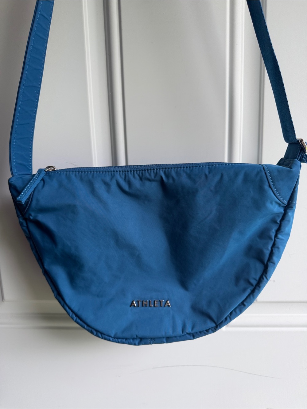 Athleta Teal Crescent Crossbody Bag